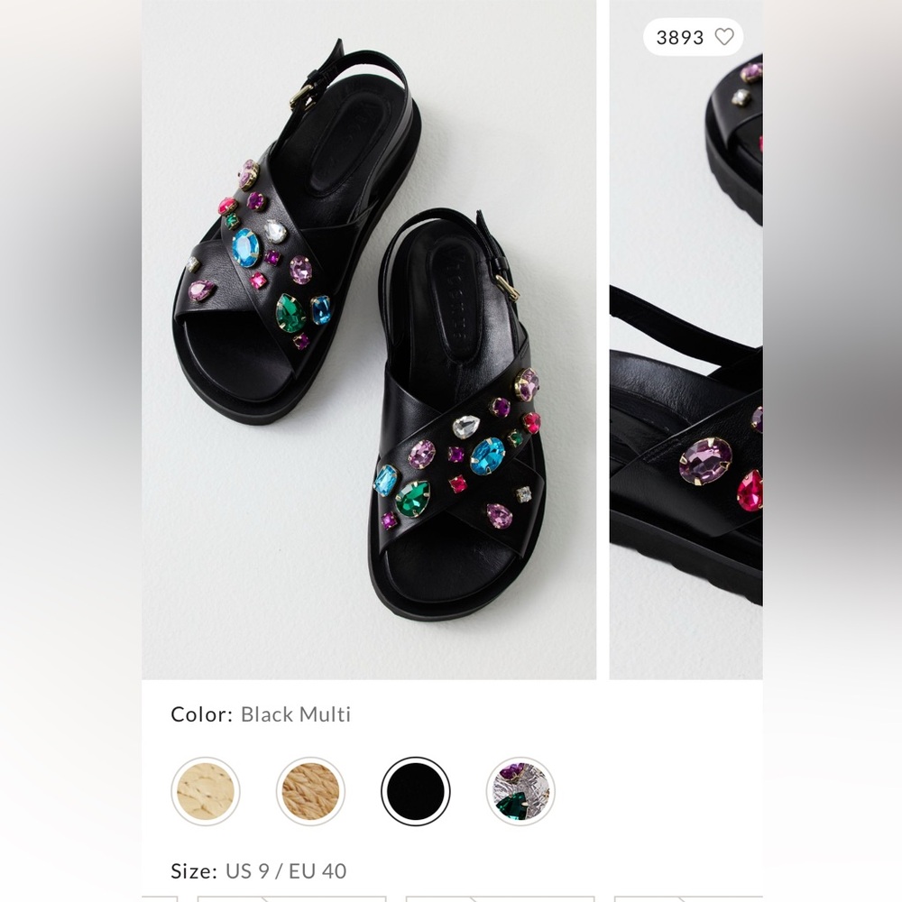 Free People Rock Candy Embellished Sandals